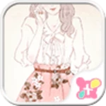 floral lady android application logo